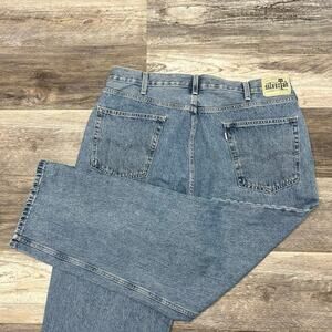 Levis Silver Tab Faded Blue Womens 38x30 Tapered Loose High Rise Stonewash Jeans
